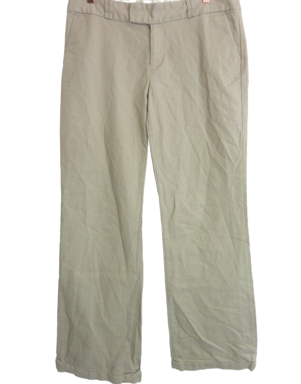 Banana Republic Jackson Fit Womens Dress Pants 8 Cotton Beige Khaki Work